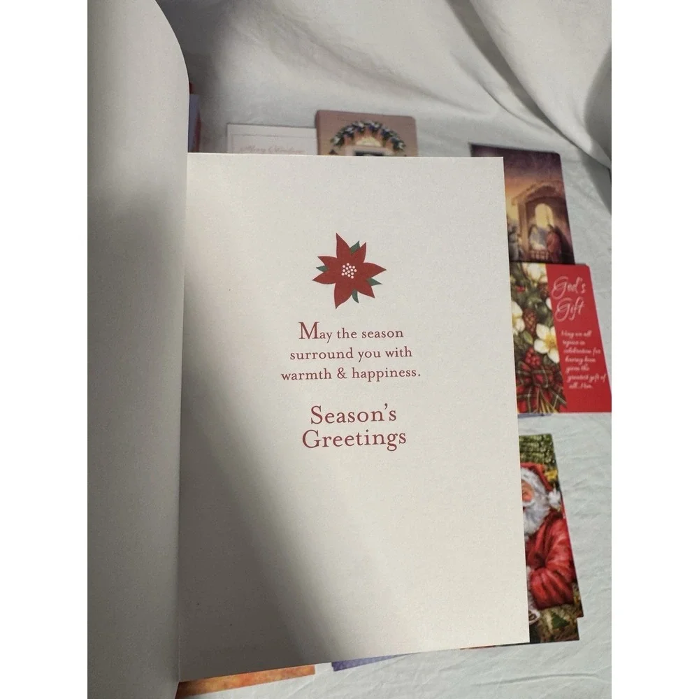 Assorted Lot of 50 Christmas Cards with Envelopes New In Box
